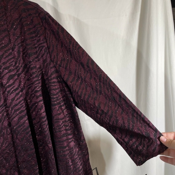 NWT Alex Evenings [ Plus Size 1X ] Animal Print‎ Twinset Tank + Jacket - Picture 11 of 12